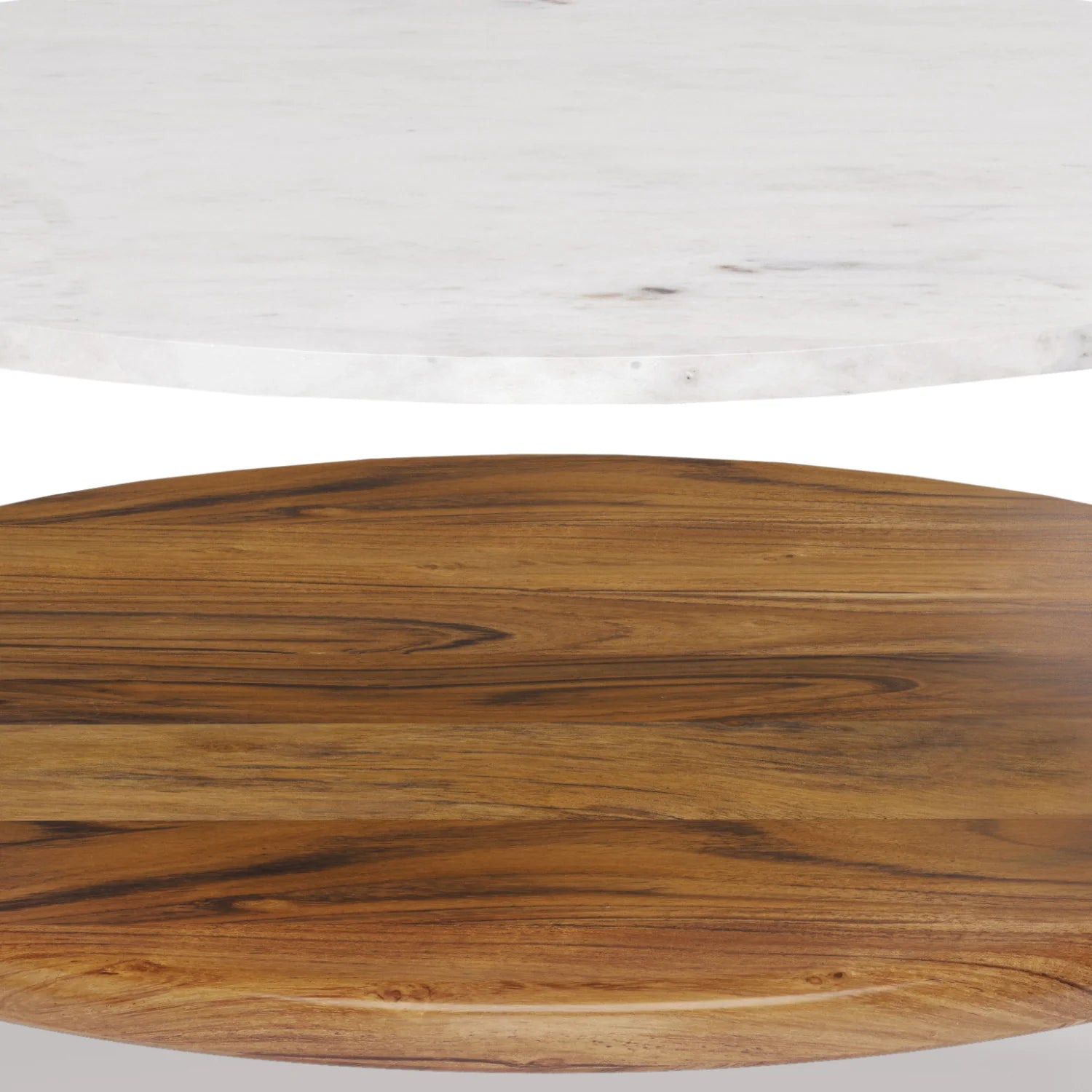 Luxury Round Brass Marble Coffee Table Modern Italian Style for Villa
