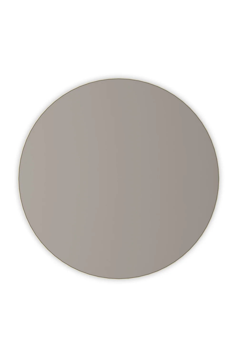 Luxury Round Bronze Mirror Coffee Table Modern Italian Style for Villa