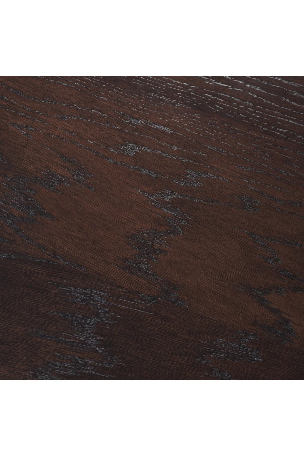 Luxury Round Brown Oak Dining Table Modern Italian Style for Villa