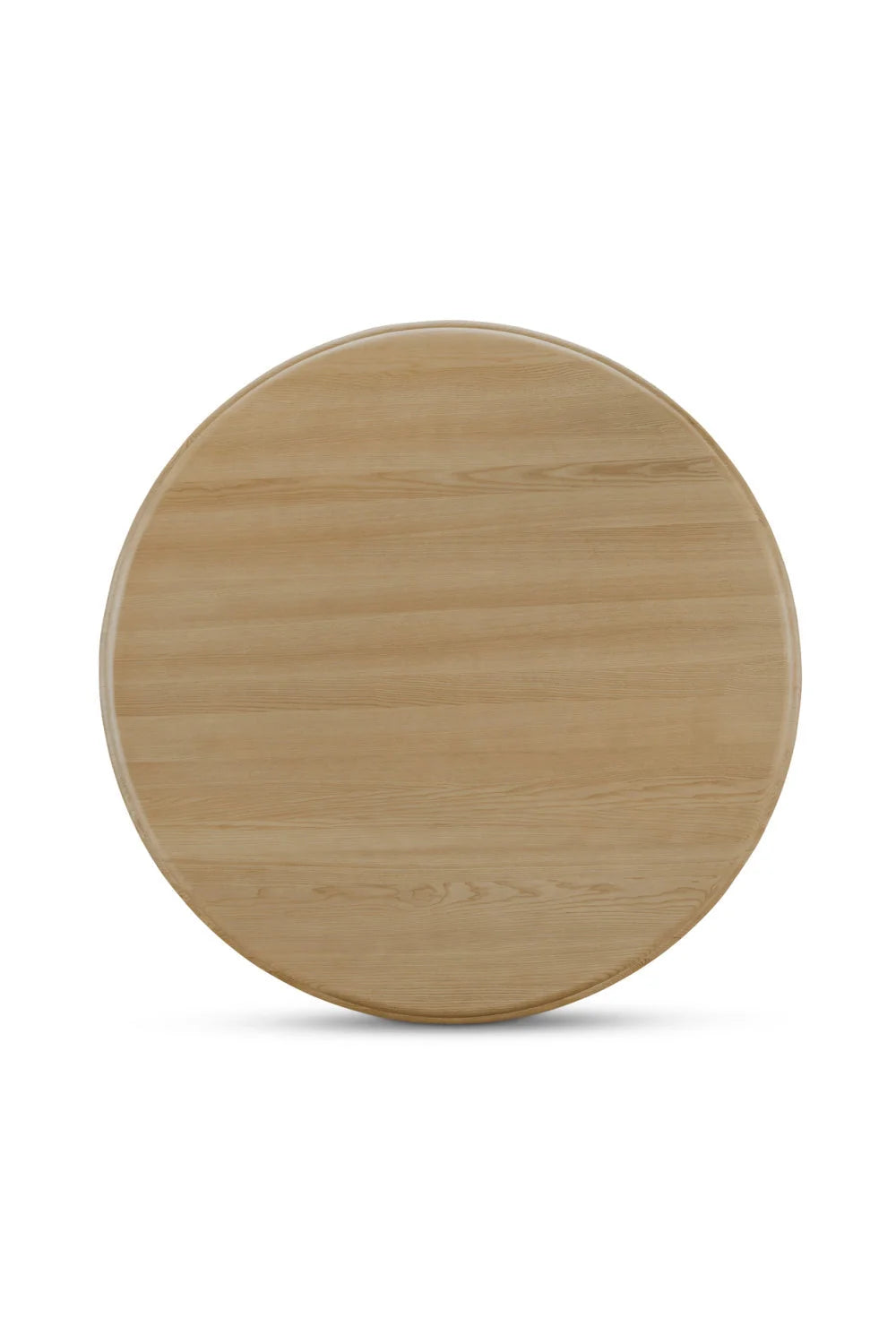 Luxury Round Brown Wood Dining Table Modern Italian Style for Villa