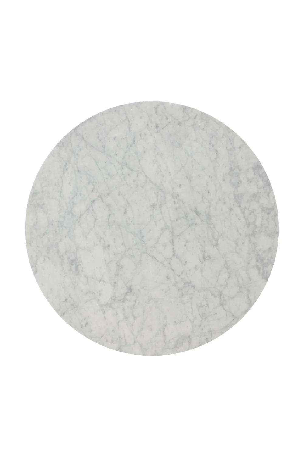 Luxury Round Carrara Marble Counter Table Modern Italian Style for Villa
