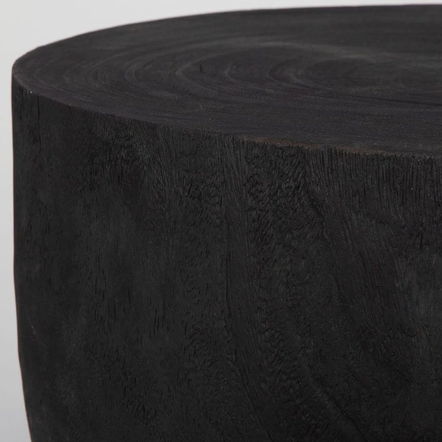 Luxury Round Carved Suar Wood Coffee Table Modern Italian Style for Villa