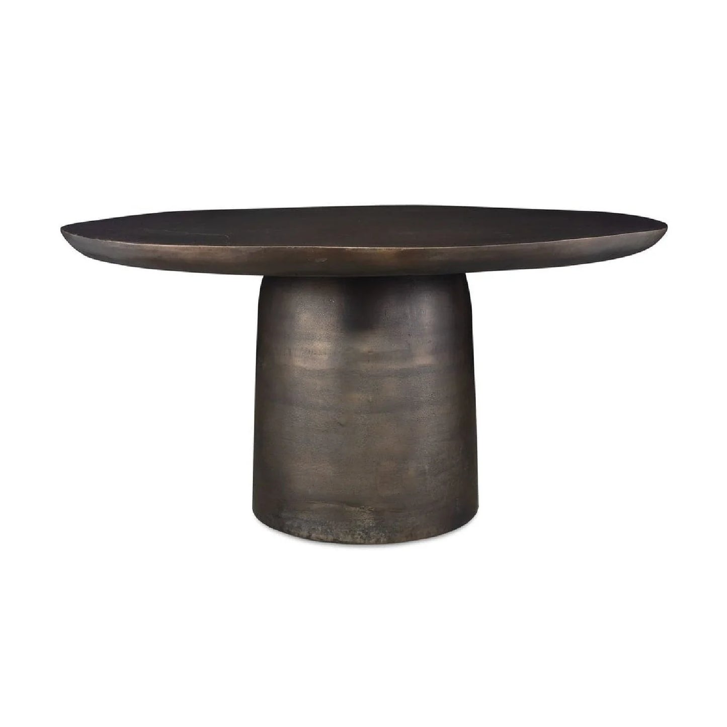 Luxury Round Cast Aluminium Dining Table Modern Italian Style for Villa