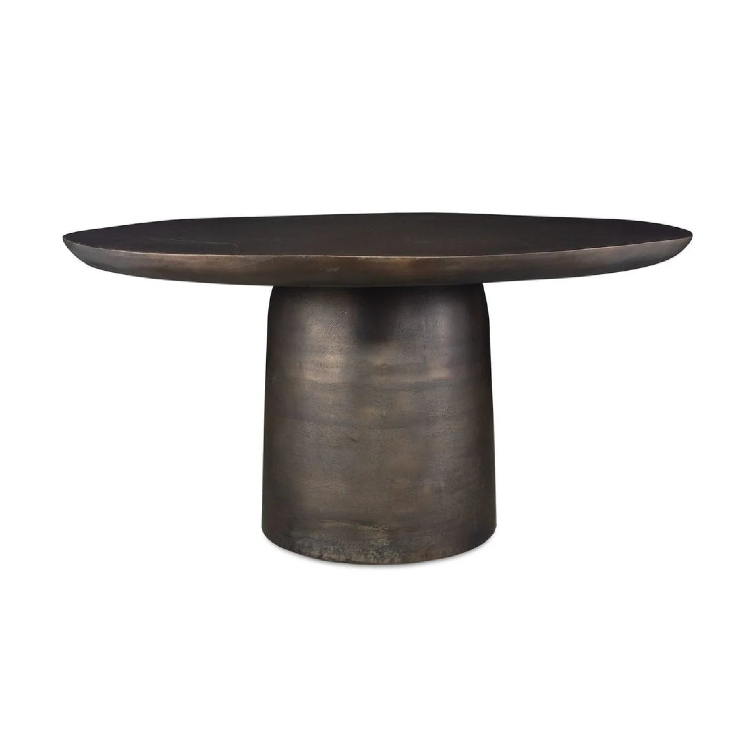 Luxury Round Cast Aluminium Dining Table Modern Italian Style for Villa