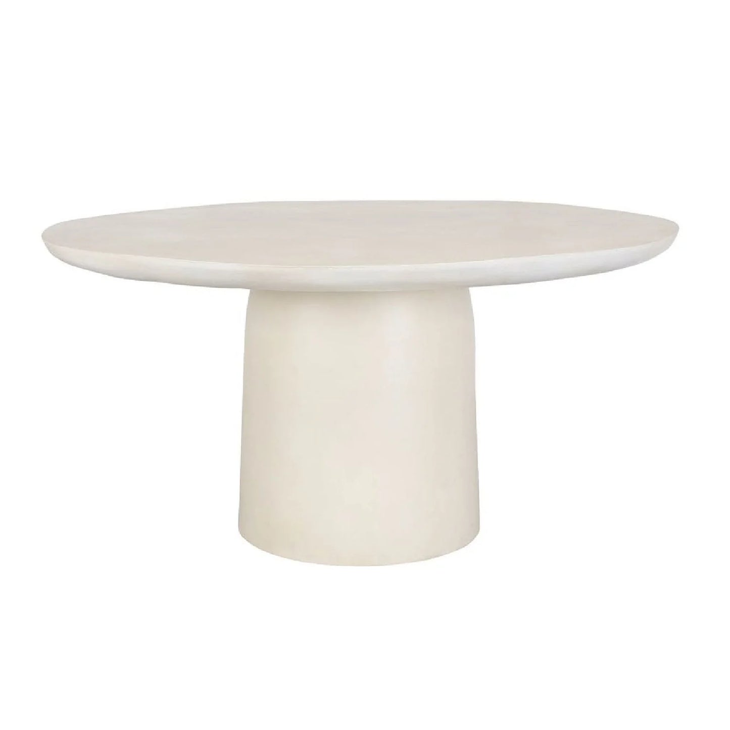 Luxury Round Cast Aluminium Dining Table Modern Italian Style for Villa