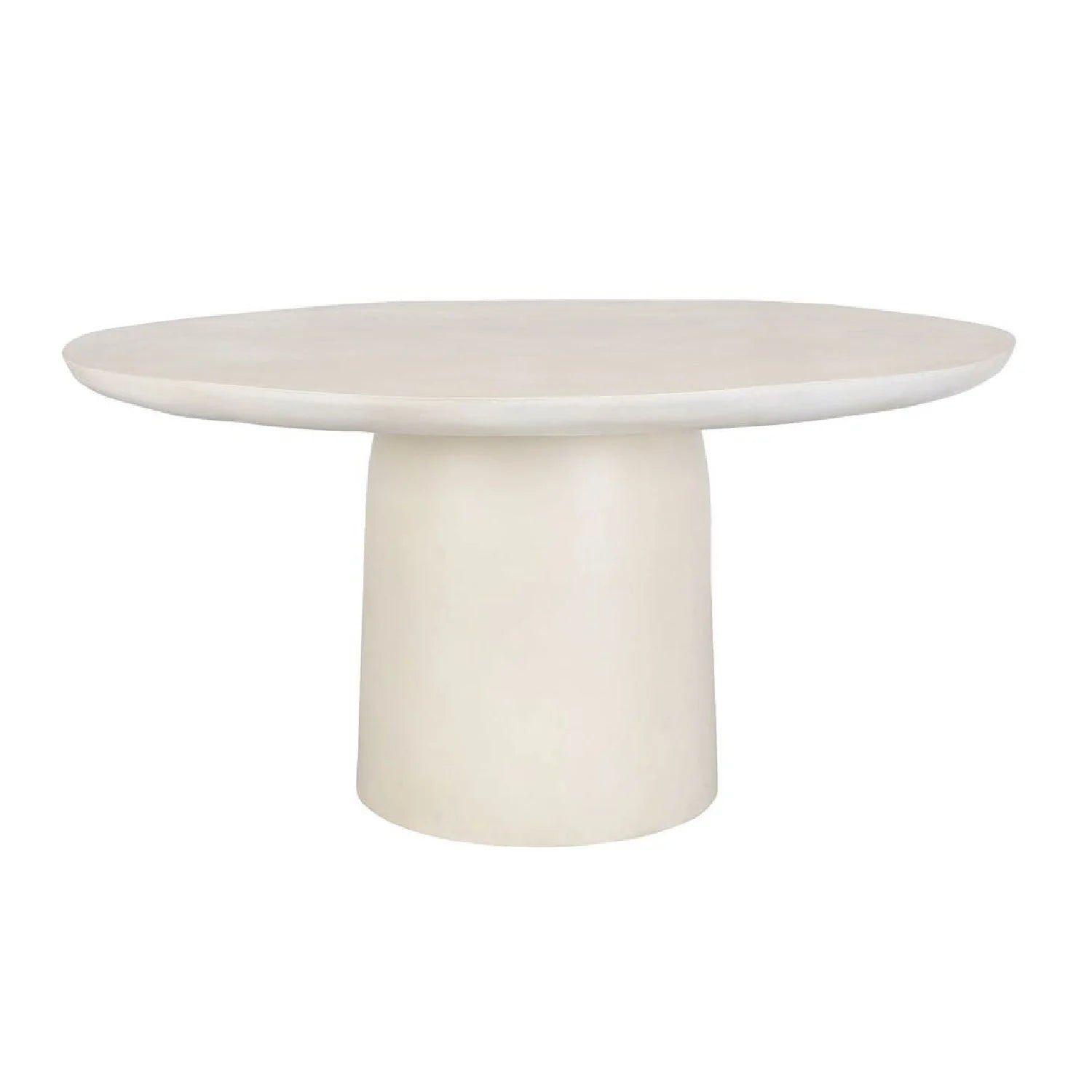Luxury Round Cast Aluminium Dining Table Modern Italian Style for Villa