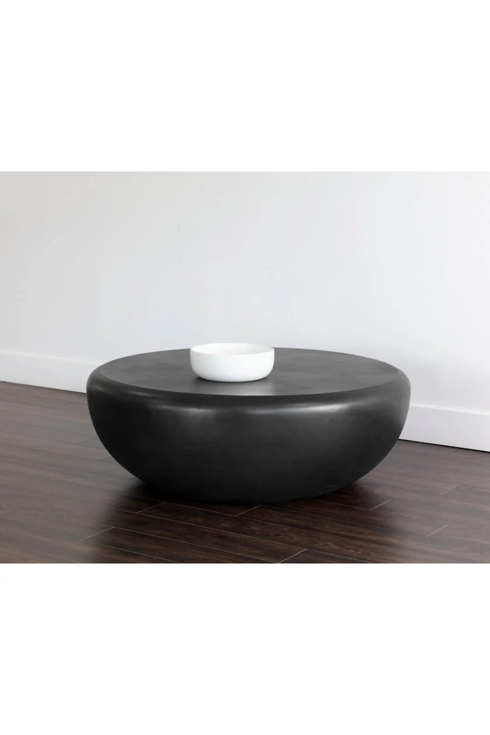 Luxury Round Concrete Coffee Table Modern Italian Style for Villa