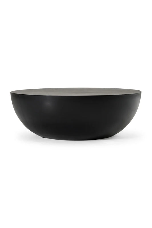 Luxury Round Concrete Coffee Table Modern Italian Style for Villa