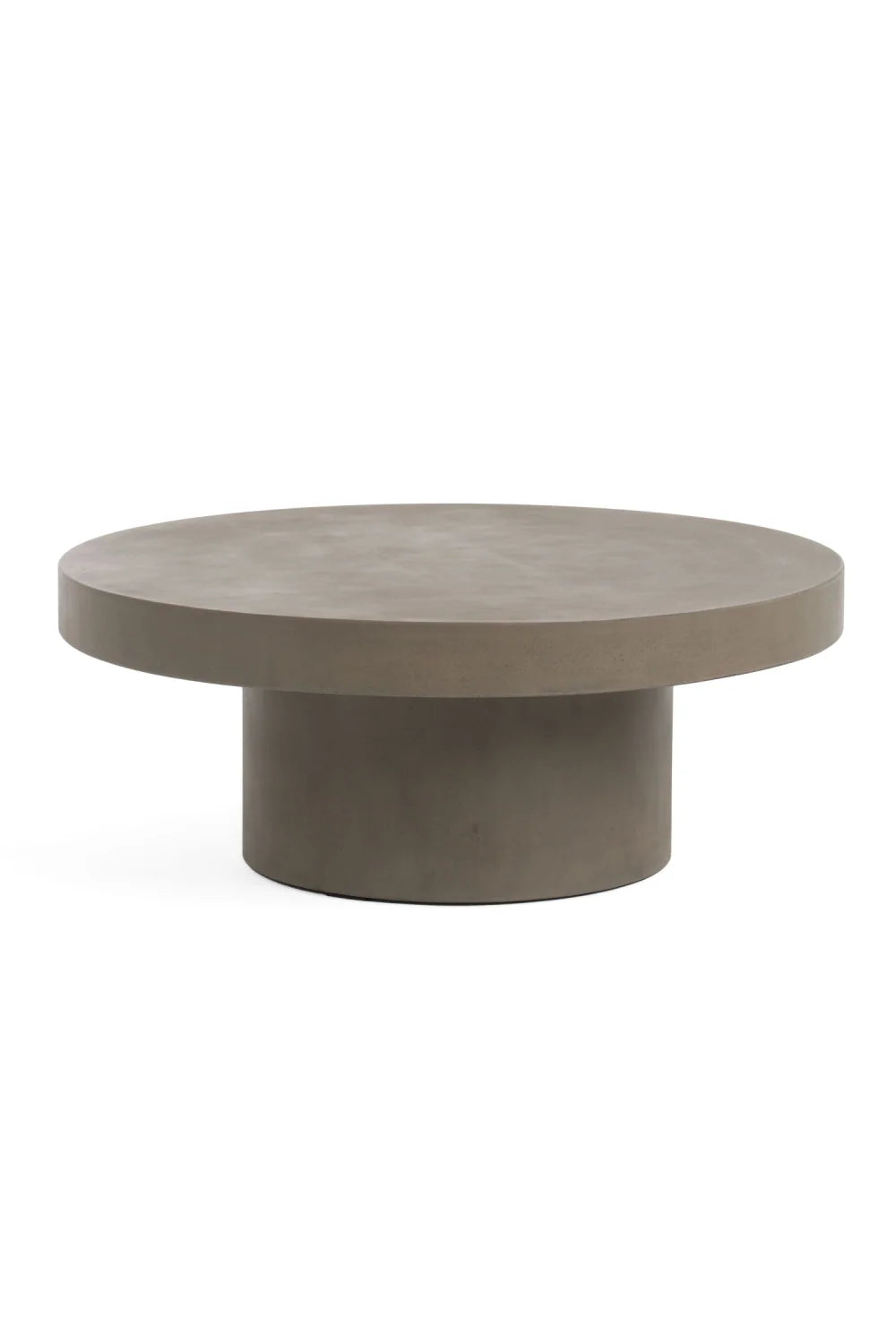 Luxury Round Concrete Coffee Table Modern Italian Style for Villa