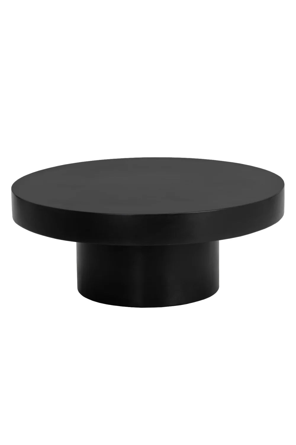 Luxury Round Concrete Coffee Table Modern Italian Style for Villa