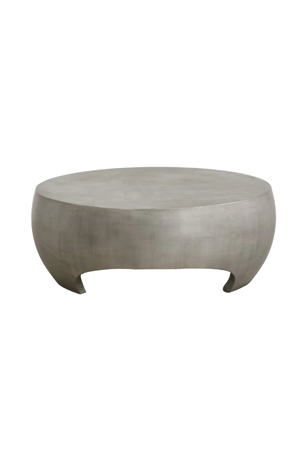 Luxury Round Concrete Coffee Table Modern Italian Style for Villa
