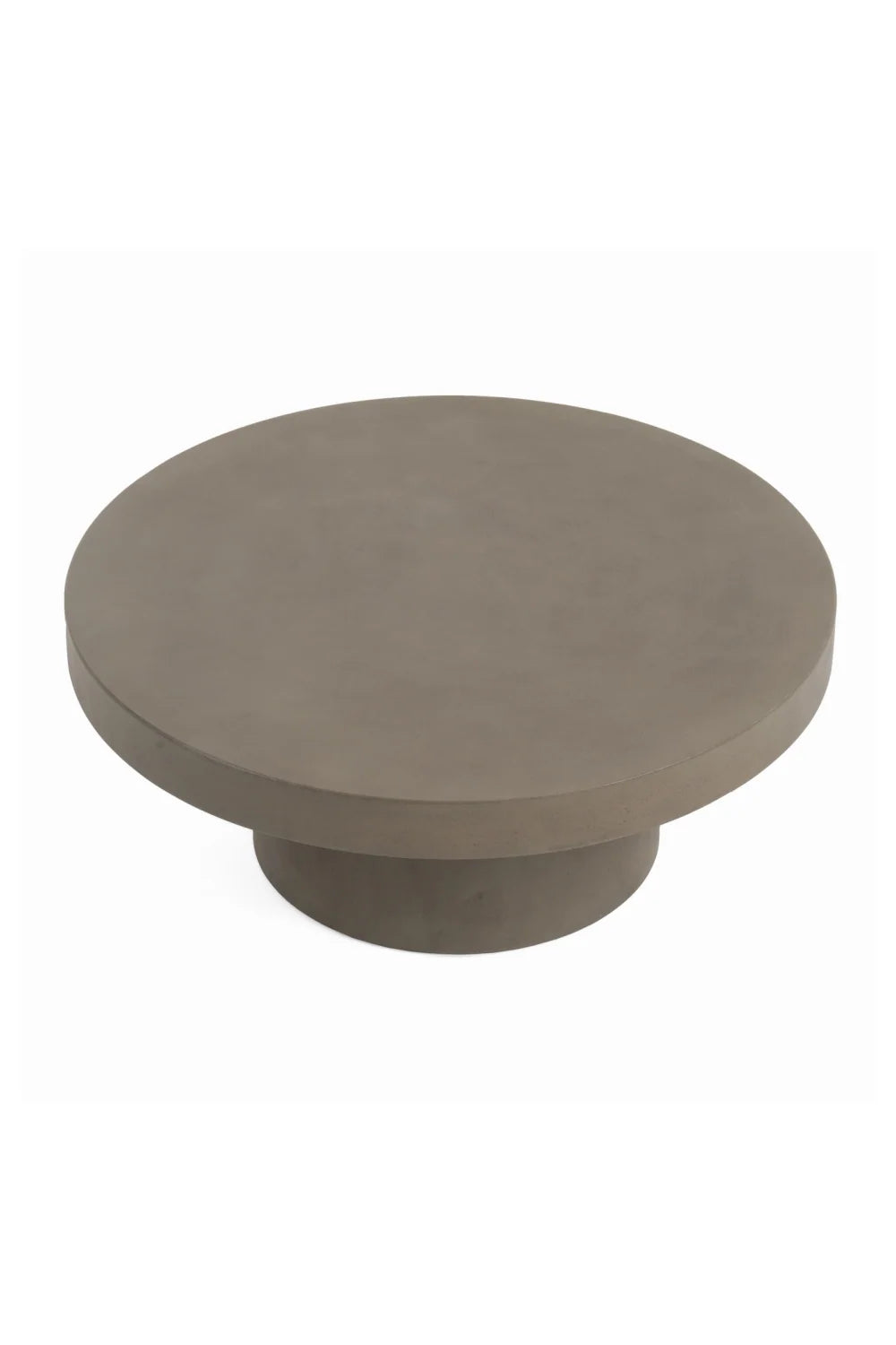Luxury Round Concrete Coffee Table Modern Italian Style for Villa