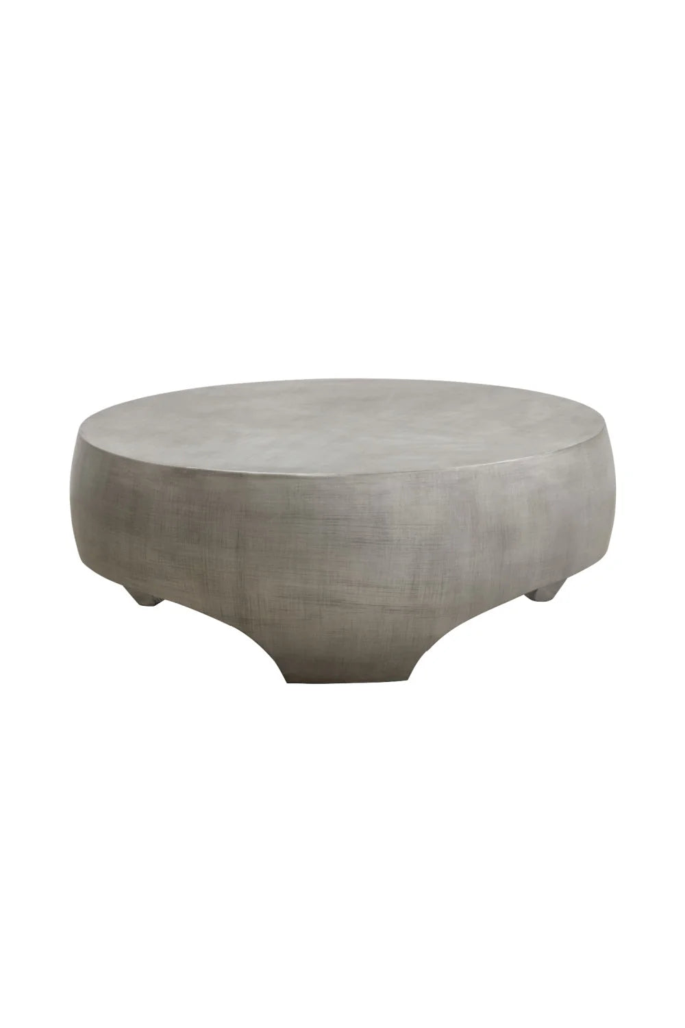 Luxury Round Concrete Coffee Table Modern Italian Style for Villa