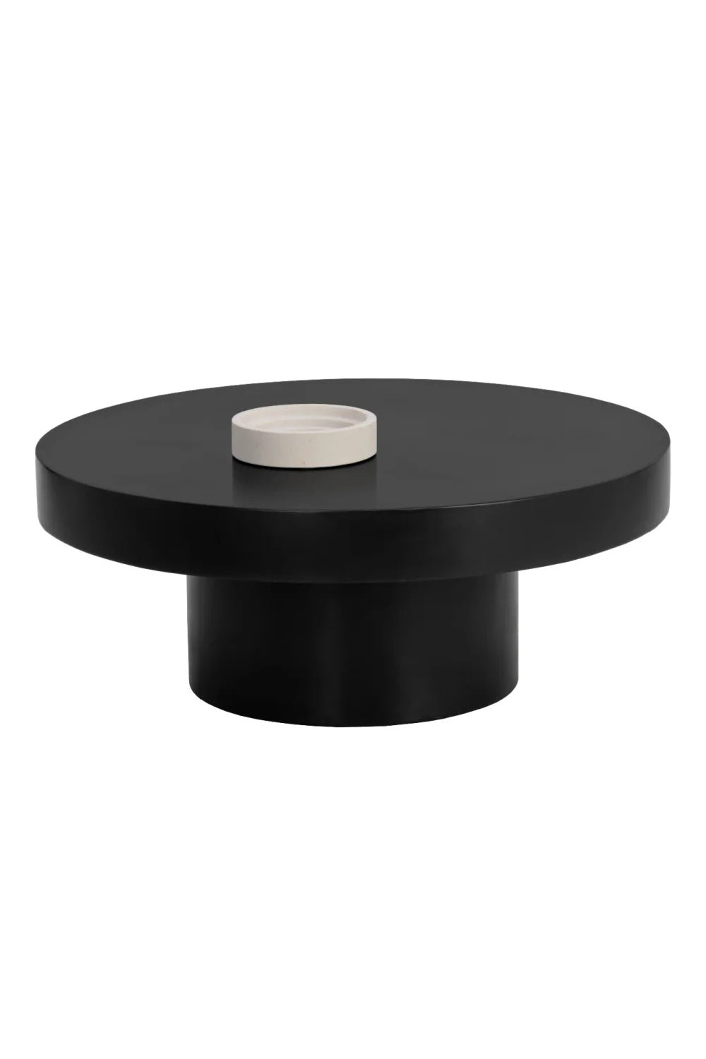 Luxury Round Concrete Coffee Table Modern Italian Style for Villa
