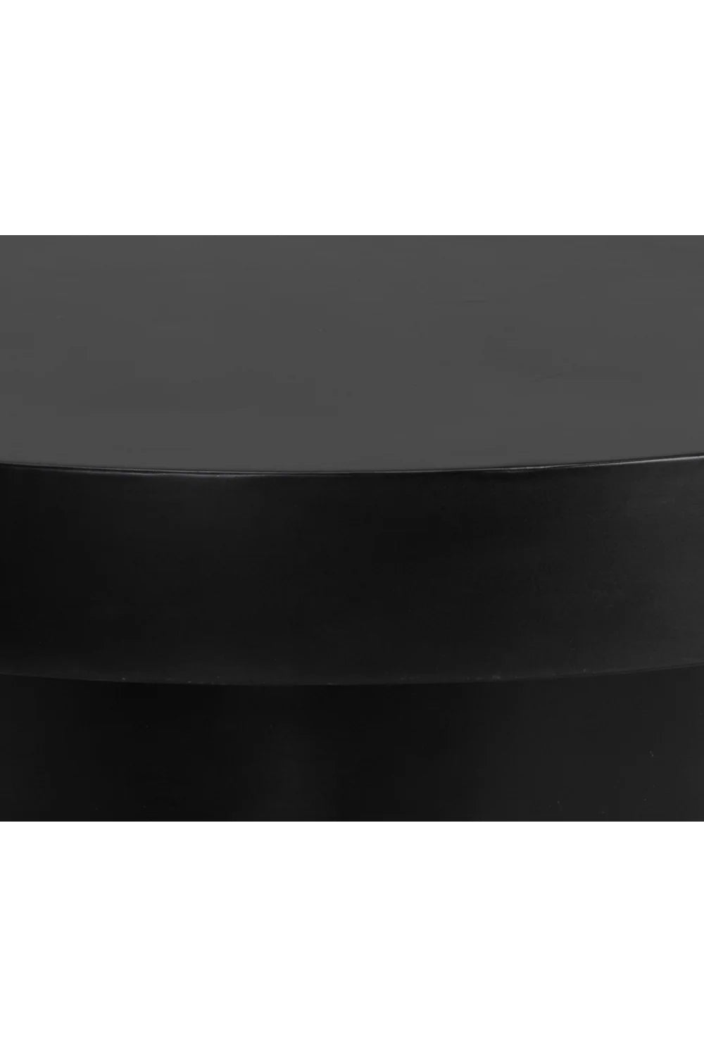 Luxury Round Concrete Coffee Table Modern Italian Style for Villa
