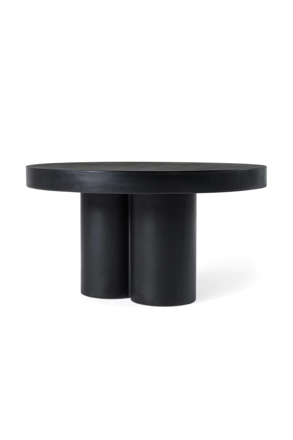 Luxury Round Concrete Coffee Table Modern Italian Style for Villa