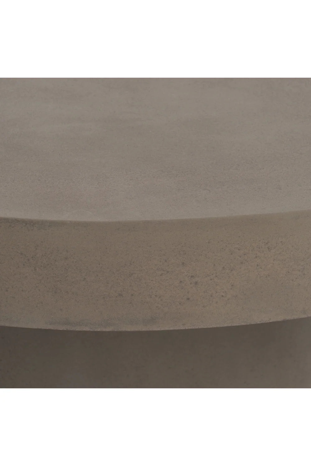 Luxury Round Concrete Coffee Table Modern Italian Style for Villa