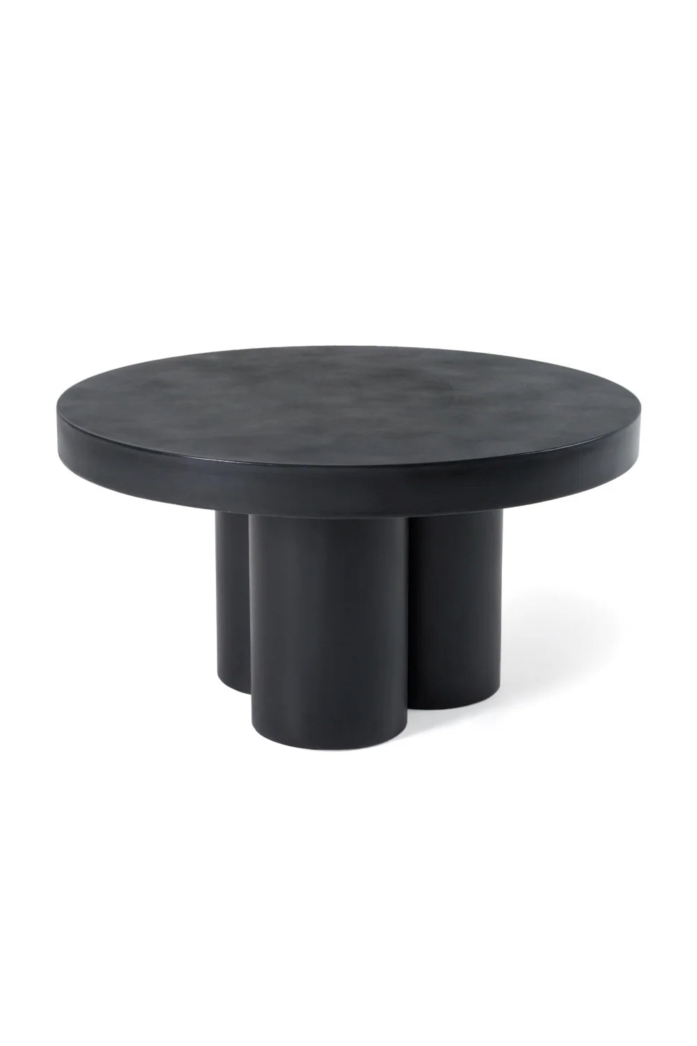Luxury Round Concrete Coffee Table Modern Italian Style for Villa