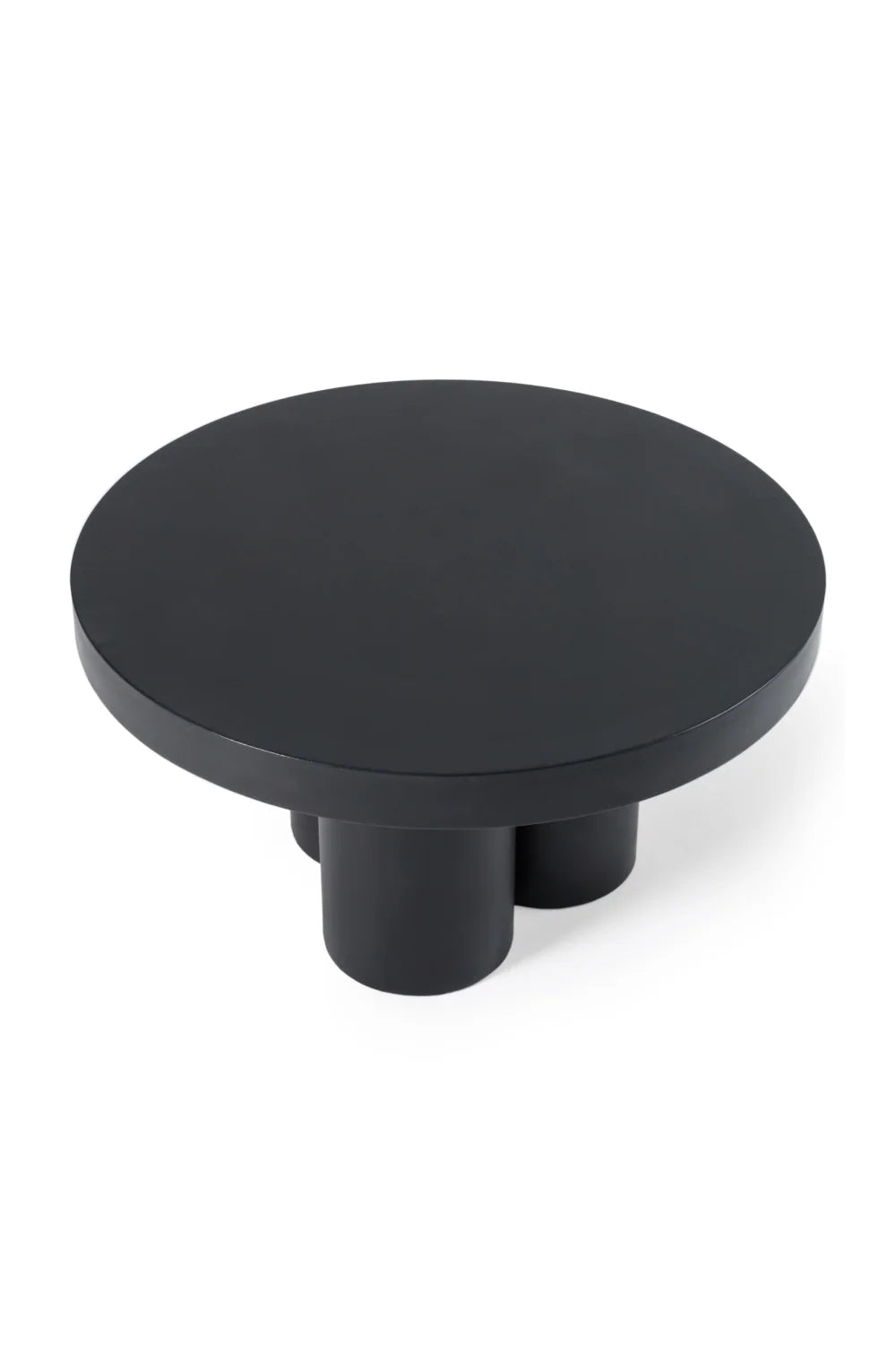 Luxury Round Concrete Coffee Table Modern Italian Style for Villa