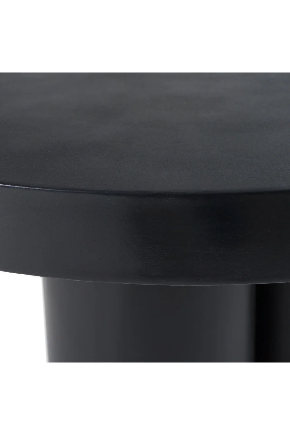 Luxury Round Concrete Coffee Table Modern Italian Style for Villa