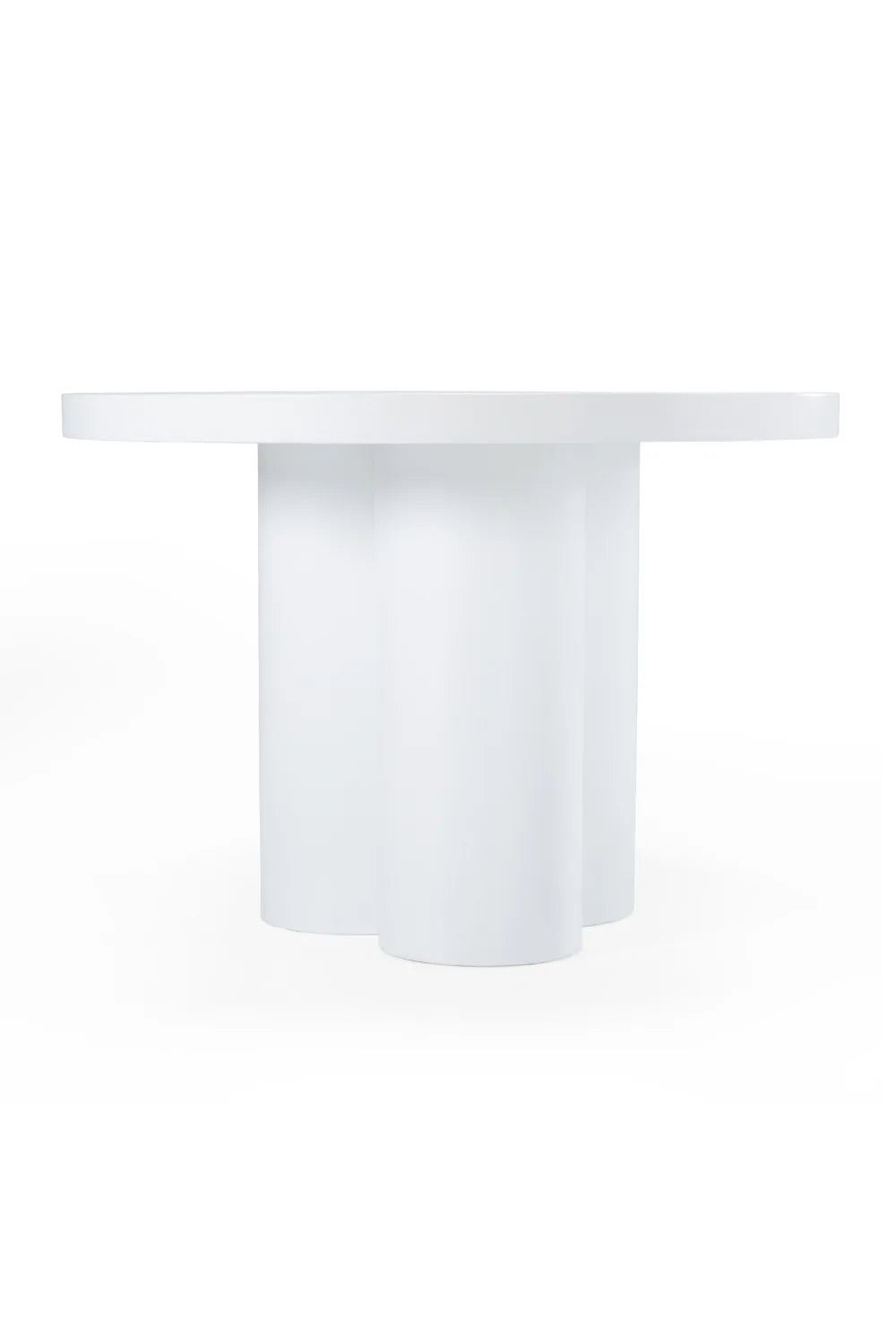 Luxury Round Concrete Dining Table Modern Italian Style for Villa