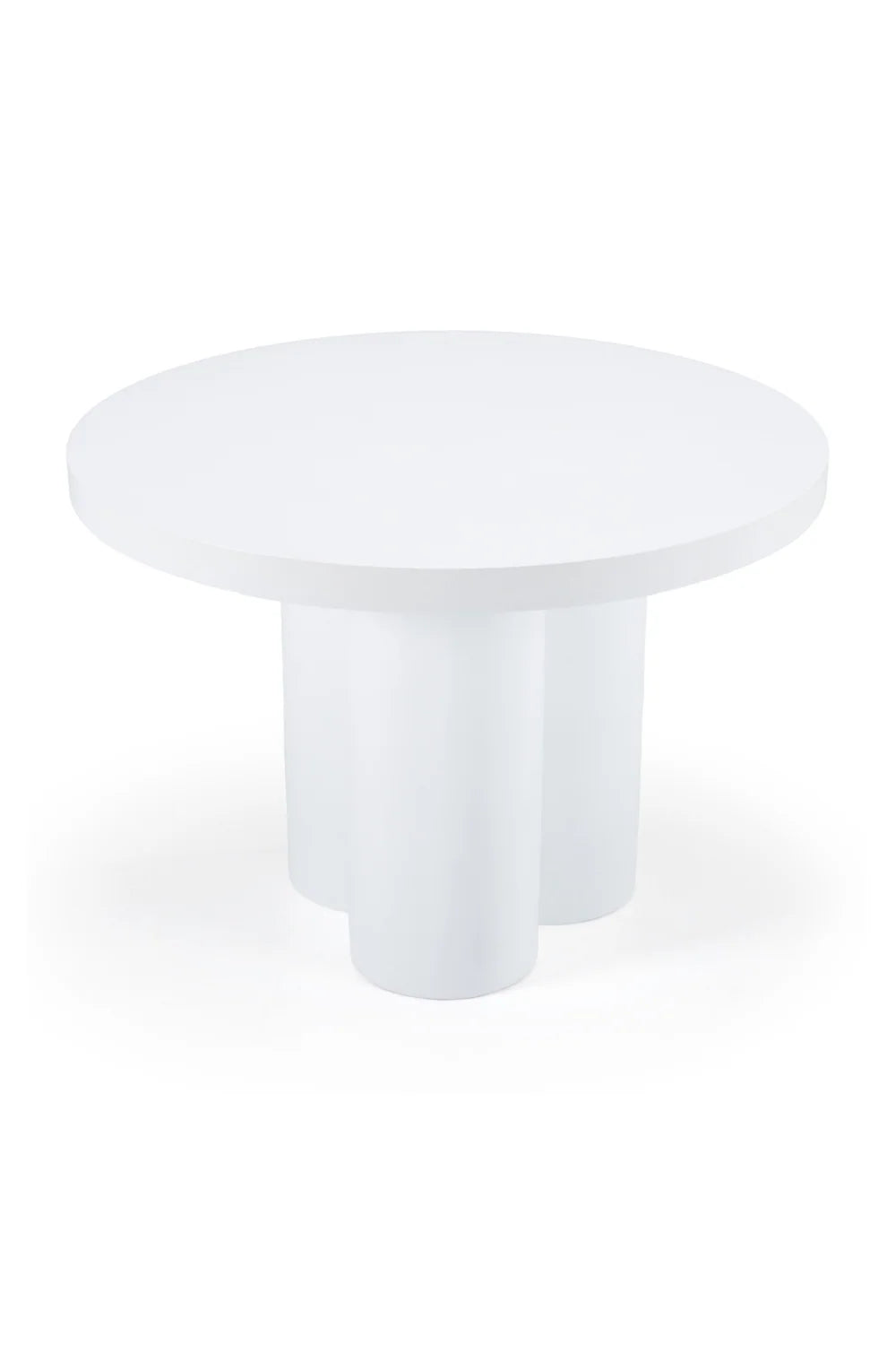 Luxury Round Concrete Dining Table Modern Italian Style for Villa