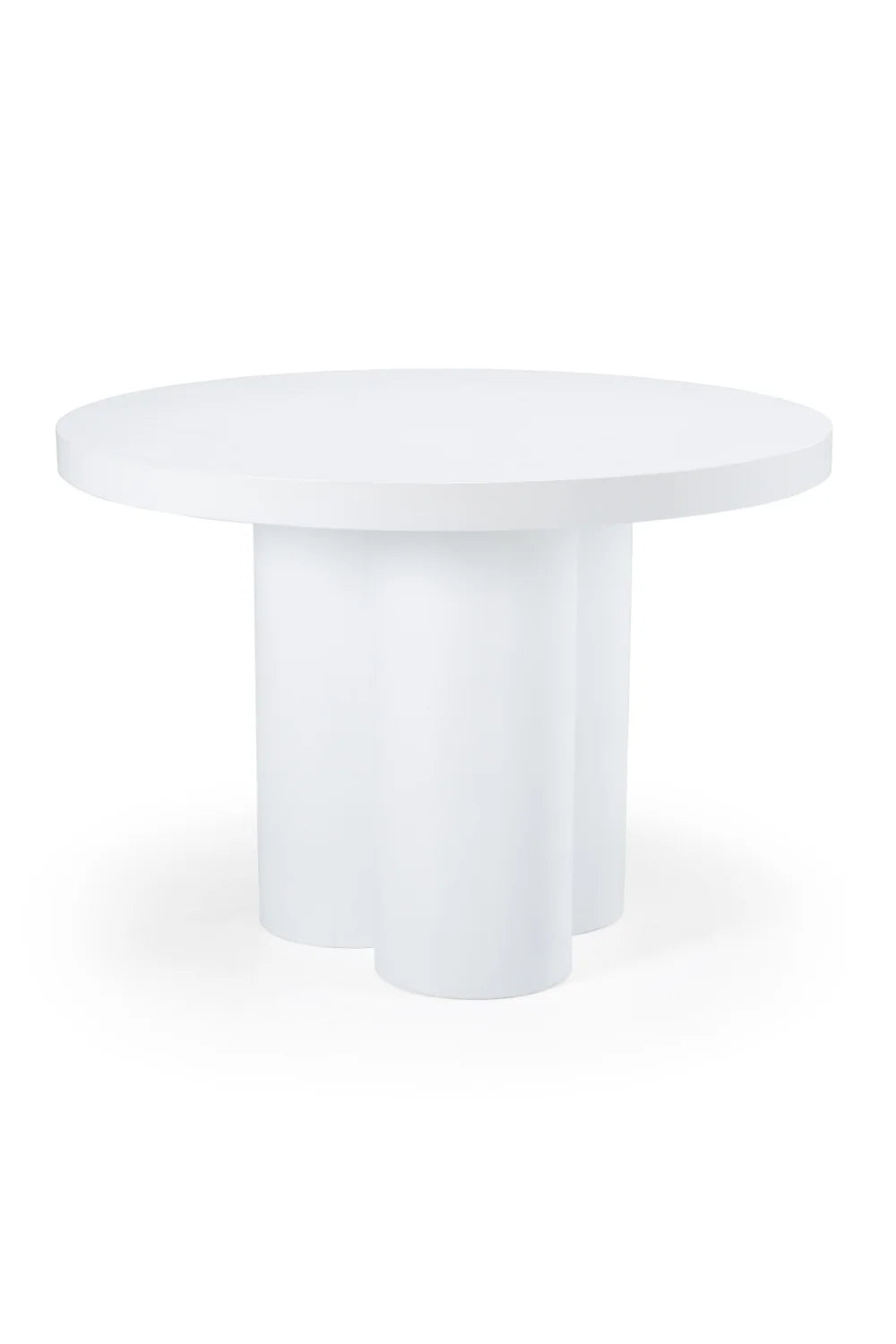 Luxury Round Concrete Dining Table Modern Italian Style for Villa