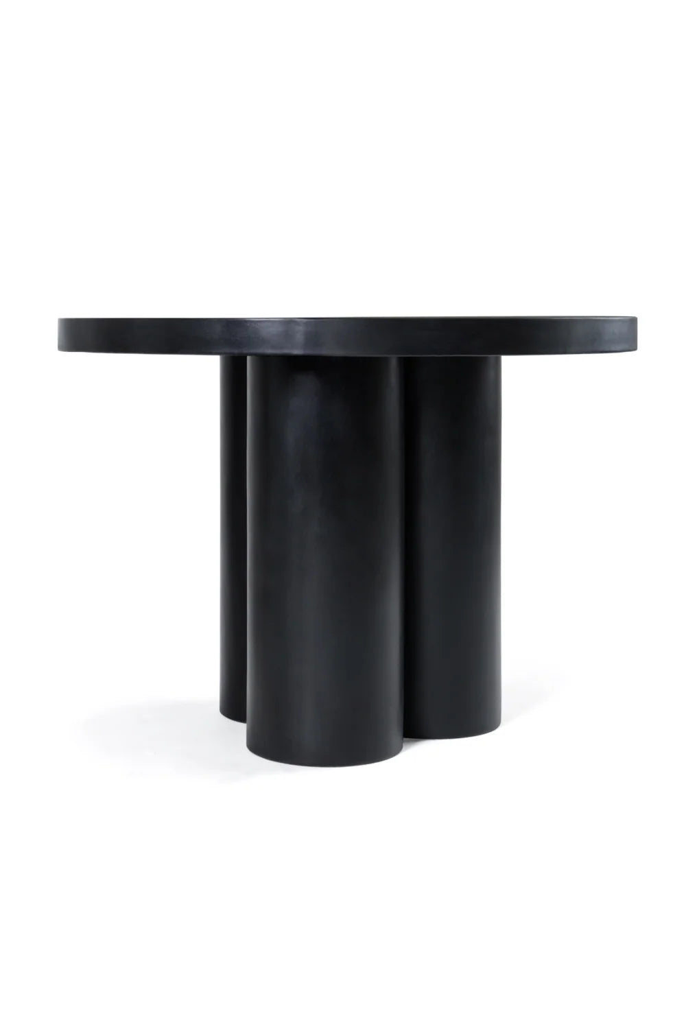 Luxury Round Concrete Dining Table Modern Italian Style for Villa