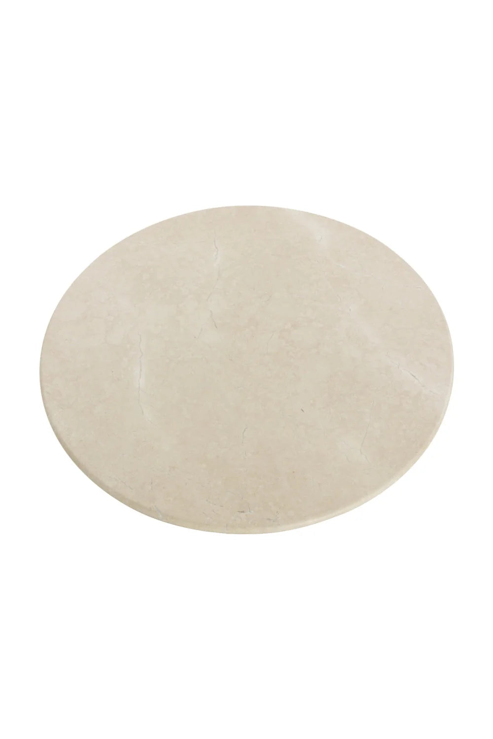 Luxury Round Cream Marble Coffee Table Modern Italian Style for Villa
