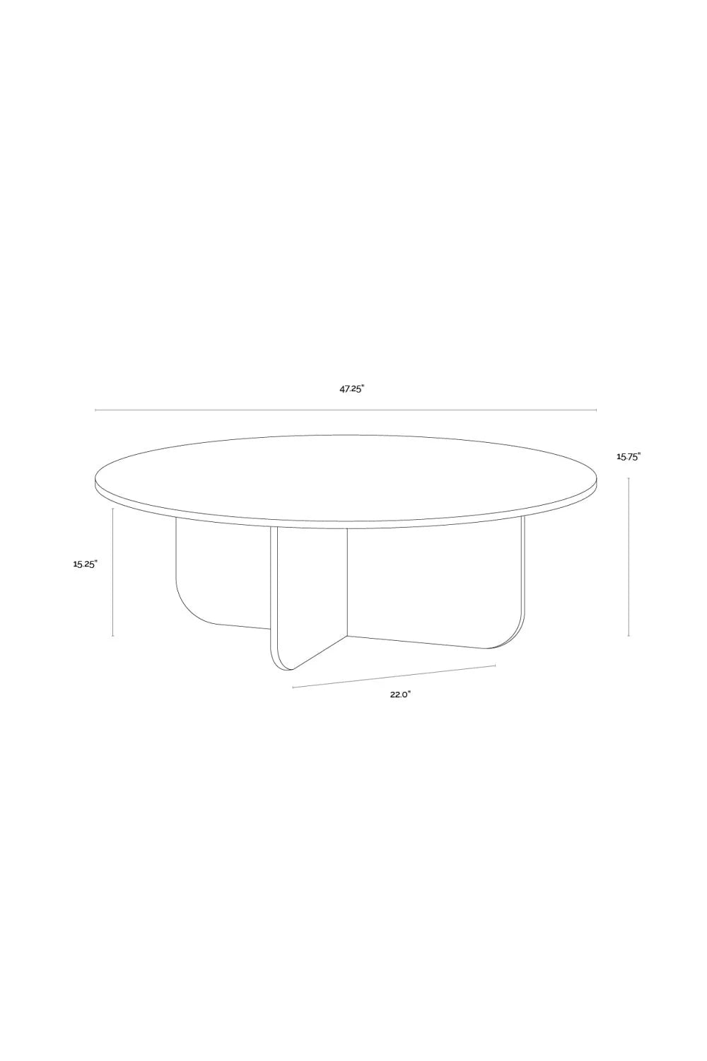 Luxury Round Cream Marble Coffee Table Modern Italian Style for Villa