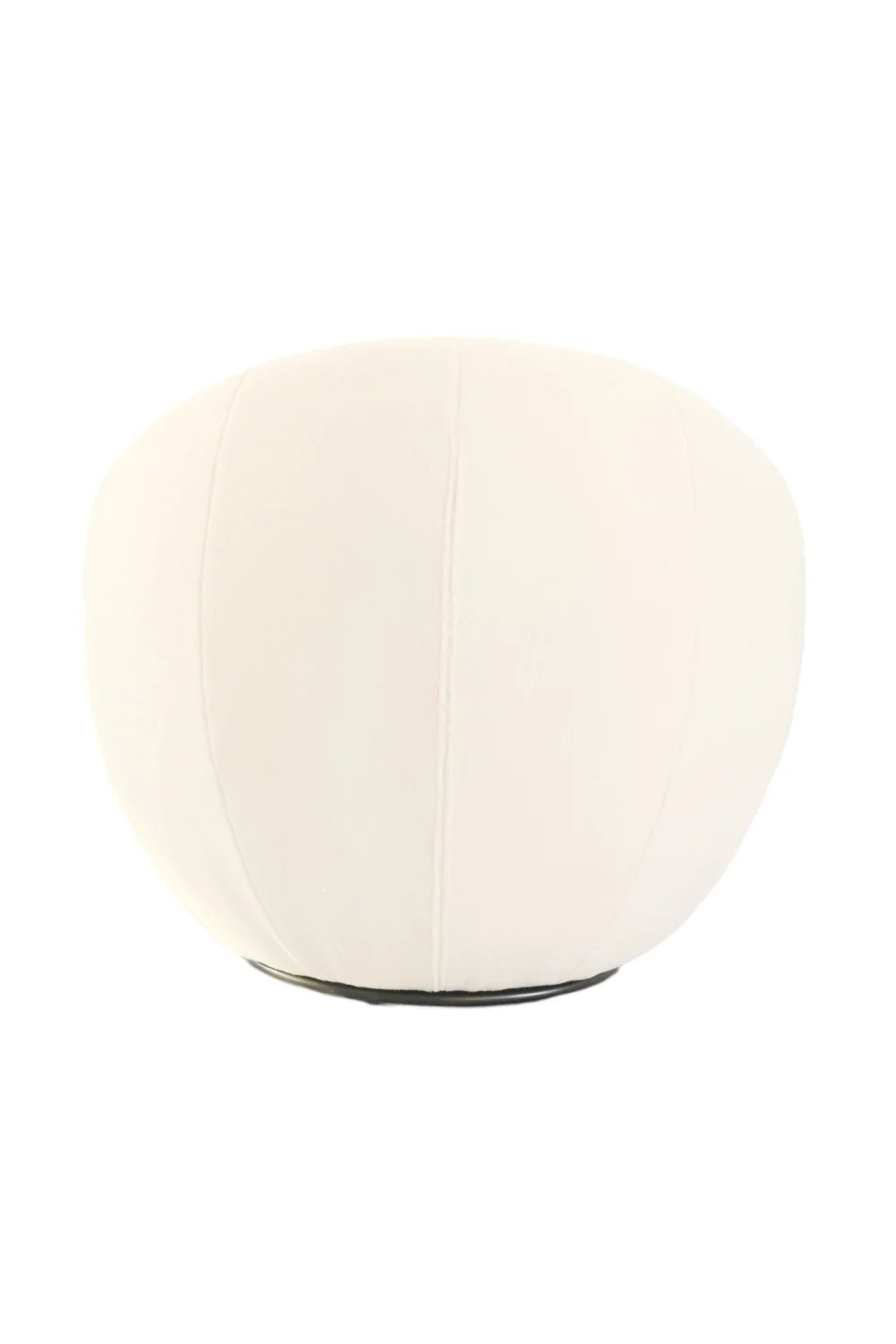 Luxury Round Fabric Swivel Lounge Chair Modern European Style for Villa