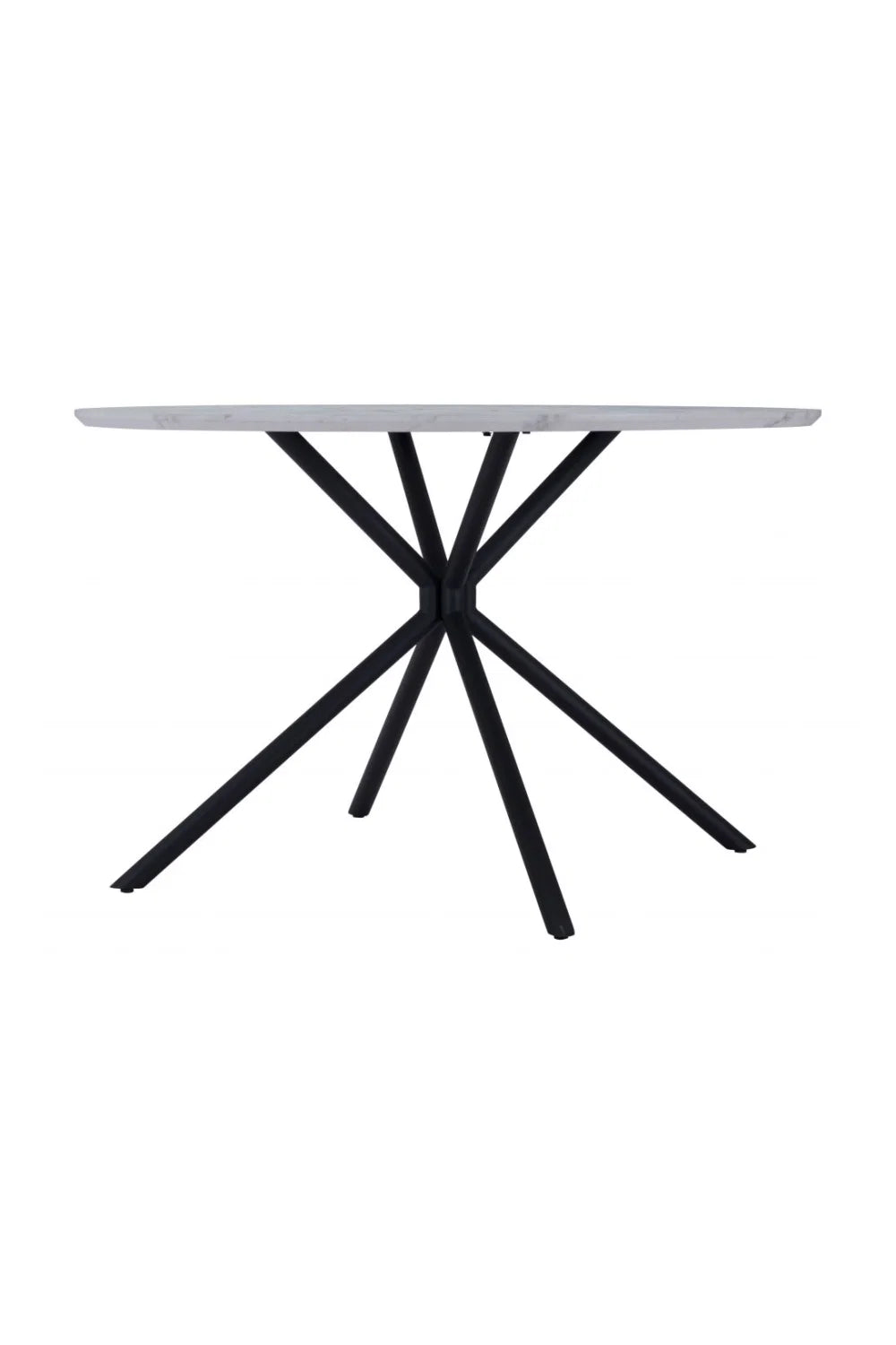 Luxury Round Faux Marble Dining Table Modern Italian Style for Villa