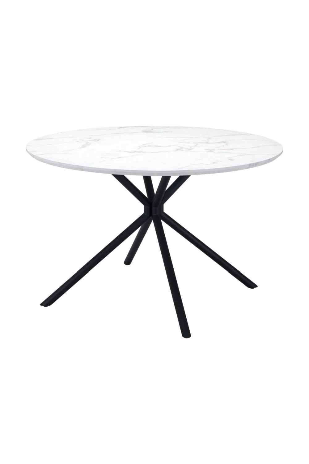 Luxury Round Faux Marble Dining Table Modern Italian Style for Villa
