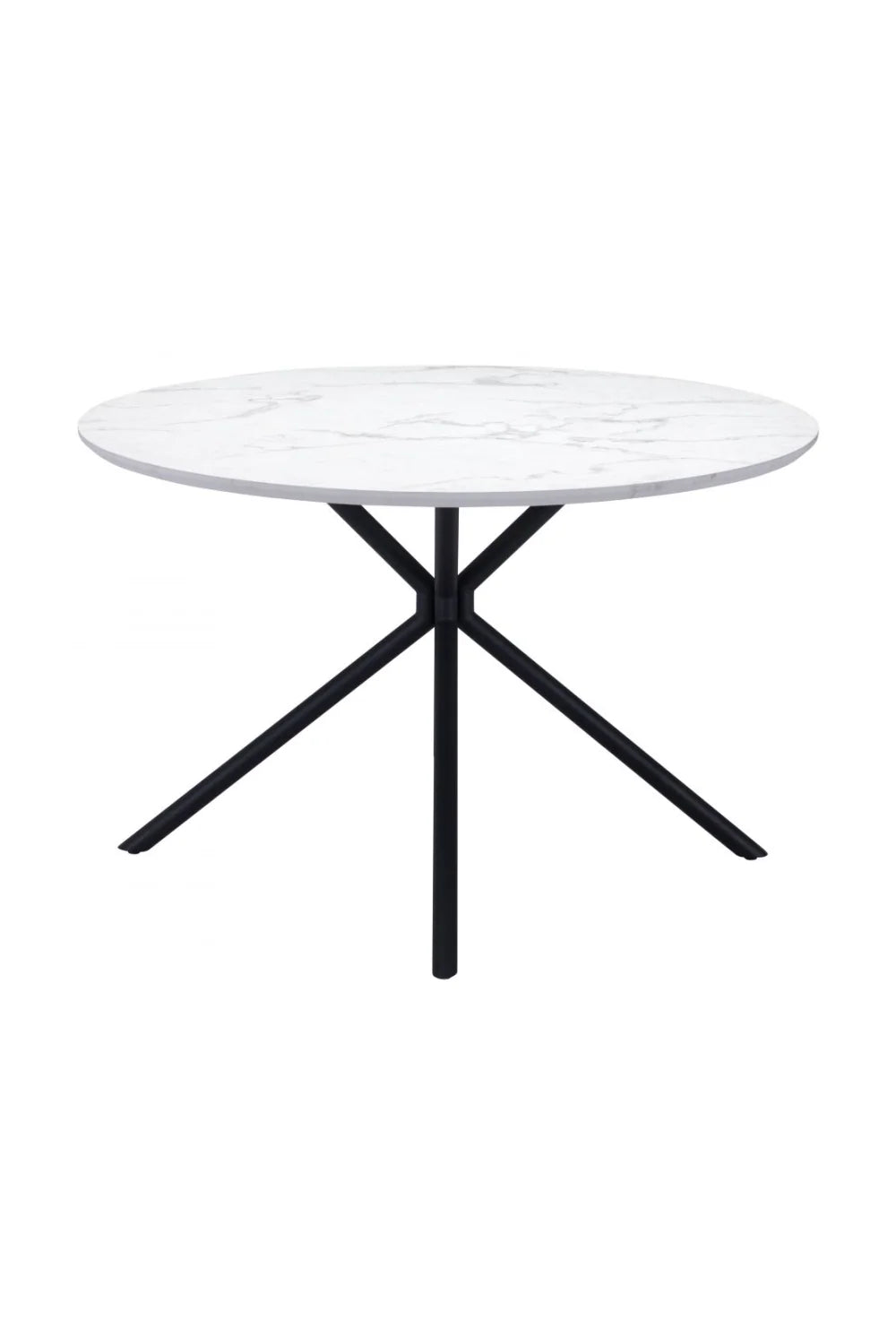 Luxury Round Faux Marble Dining Table Modern Italian Style for Villa