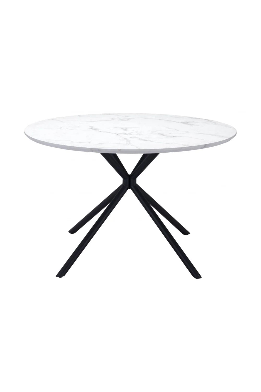 Luxury Round Faux Marble Dining Table Modern Italian Style for Villa