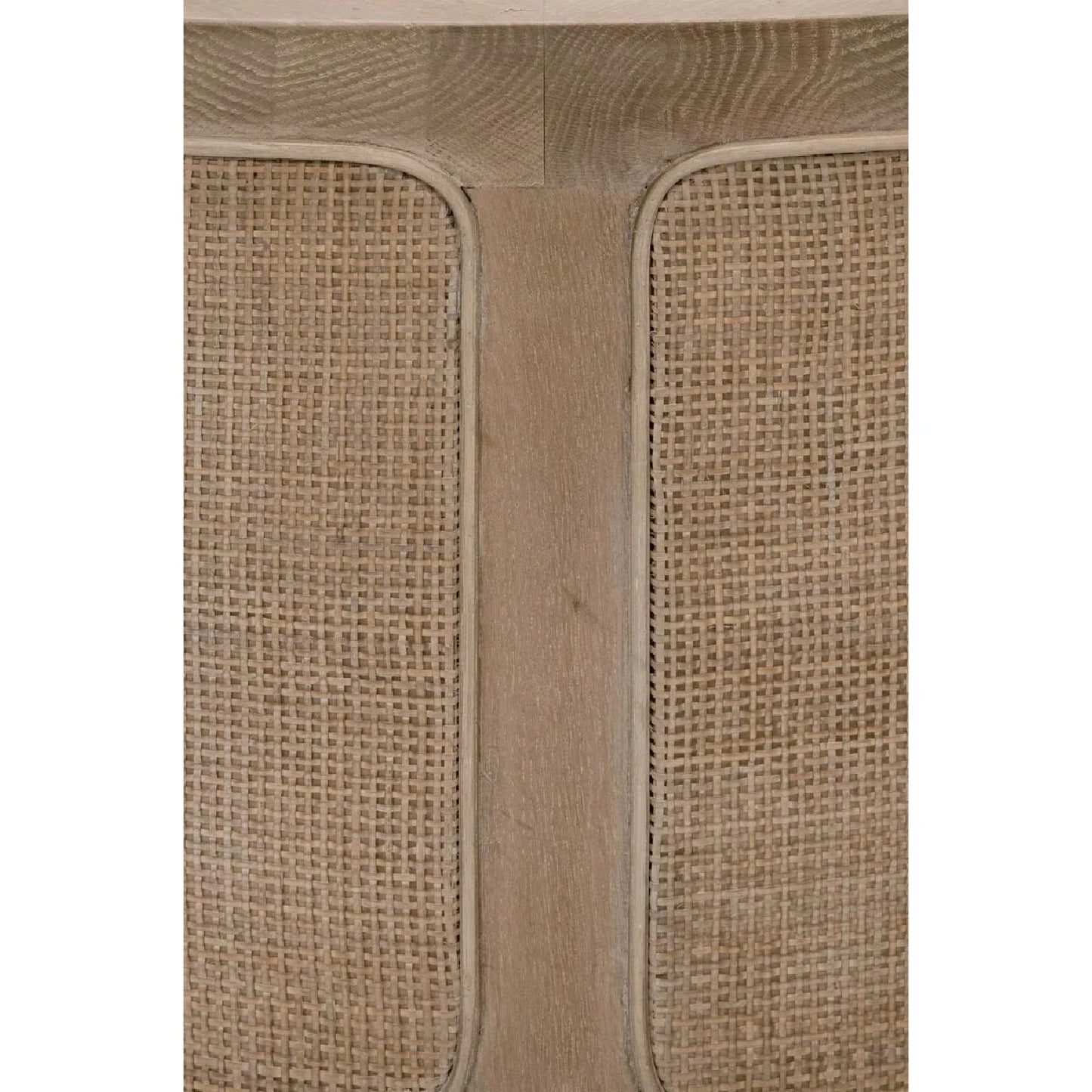 Luxury Round Gray Oak Coffee Table Modern Italian Style for Villa