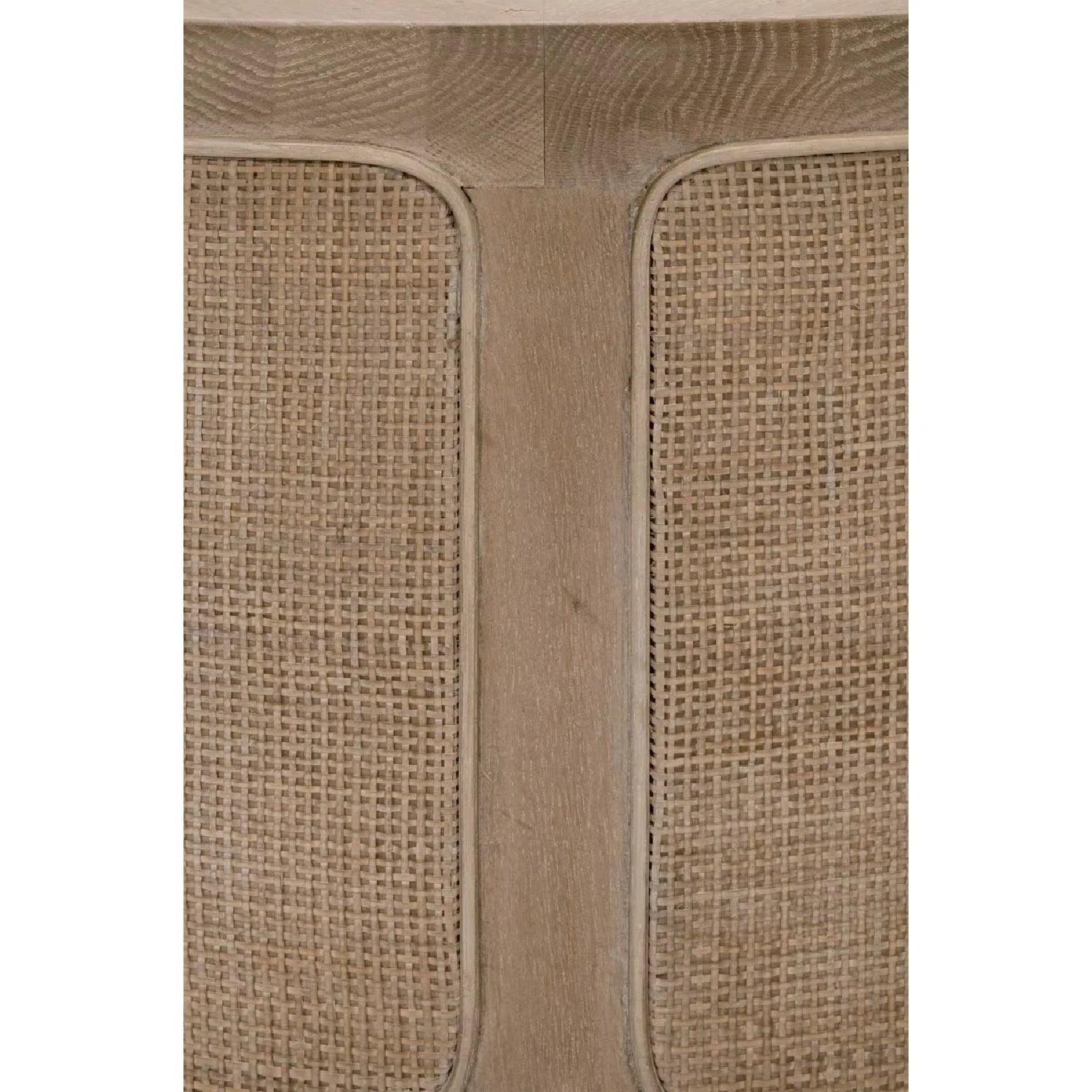 Luxury Round Gray Oak Coffee Table Modern Italian Style for Villa