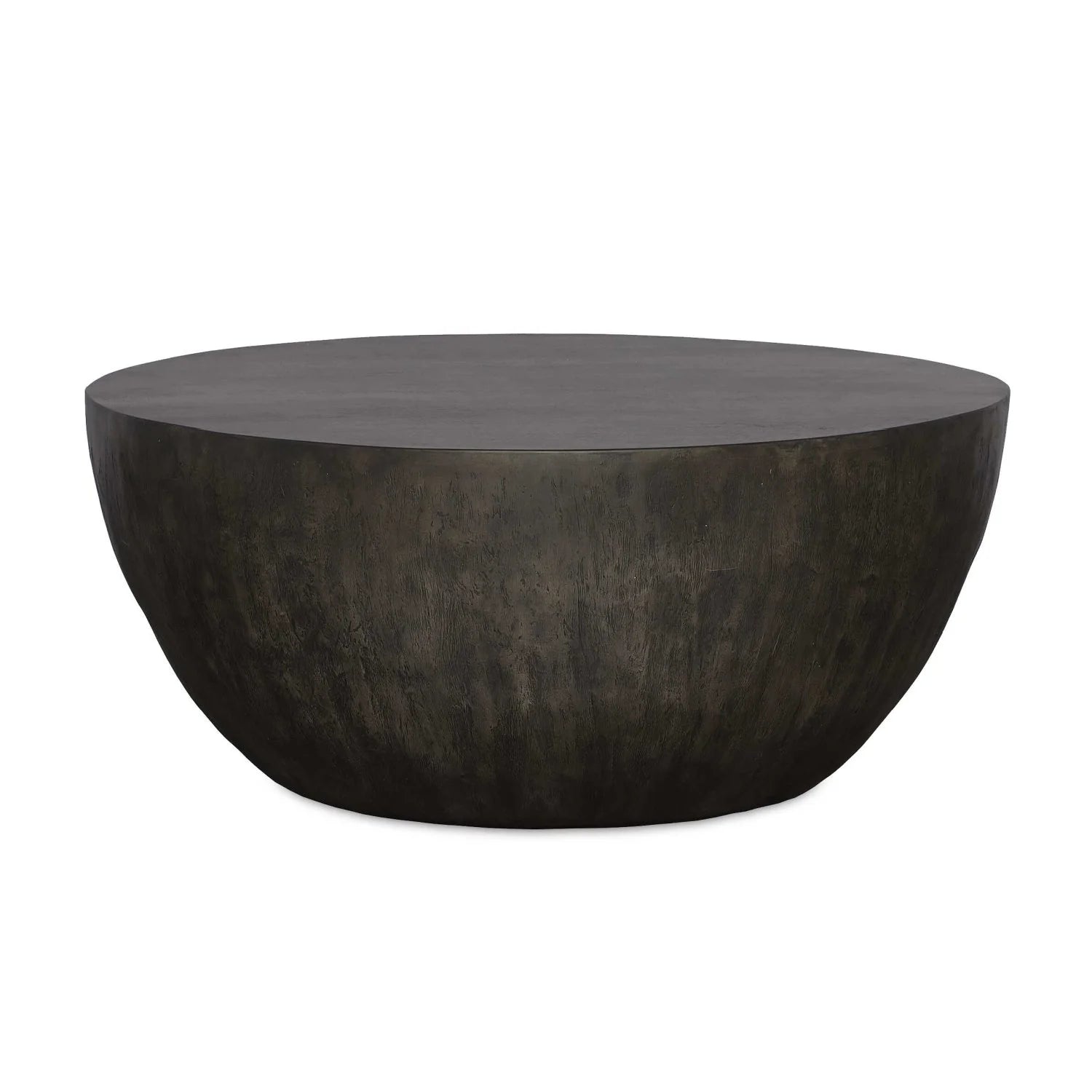 Luxury Round Mango Wood Coffee Table Modern Italian Style for Villa
