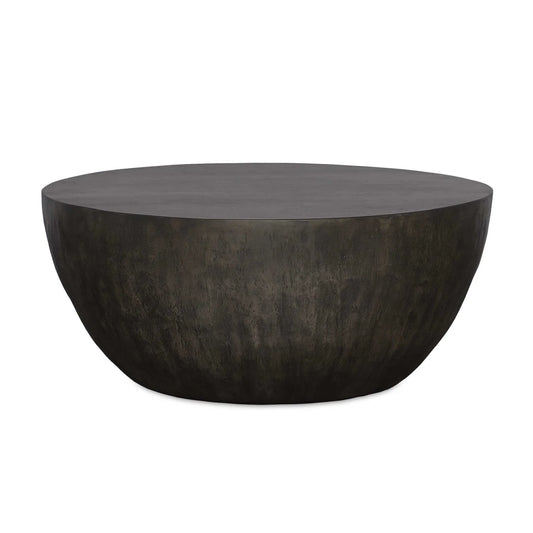 Luxury Round Mango Wood Coffee Table Modern Italian Style for Villa