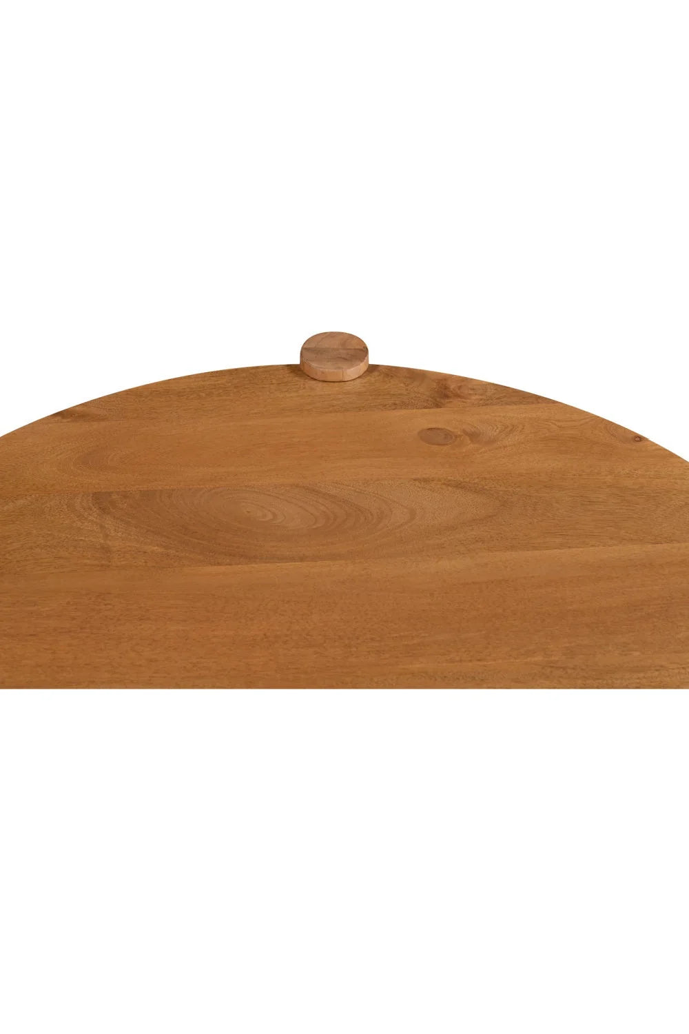 Luxury Round Mango Wood Coffee Table Modern Italian Style for Villa
