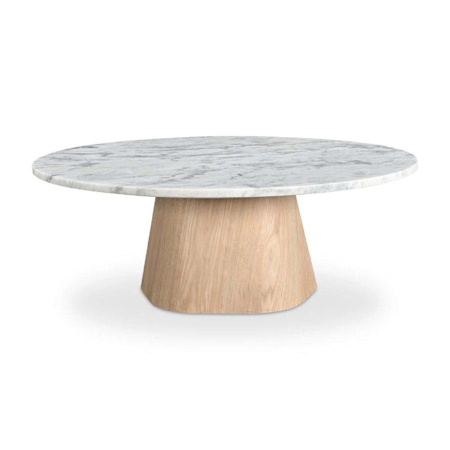 Luxury Round Marble Coffee Table Modern Italian Style for Villa