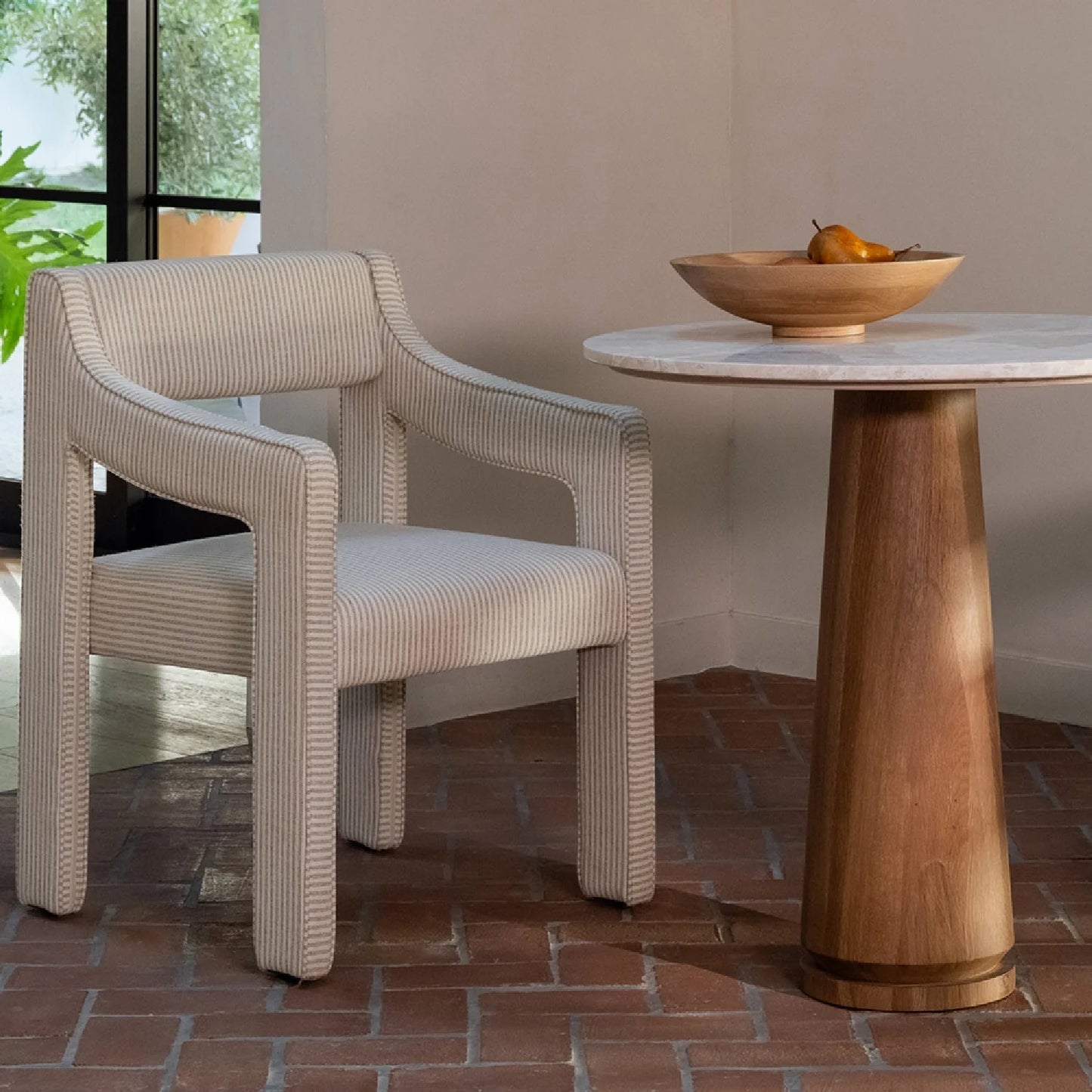 Luxury Round Marble Coffee Table Modern Italian Style for Villa