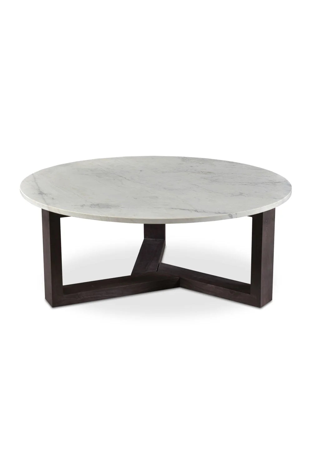 Luxury Round Marble Coffee Table Modern Italian Style for Villa