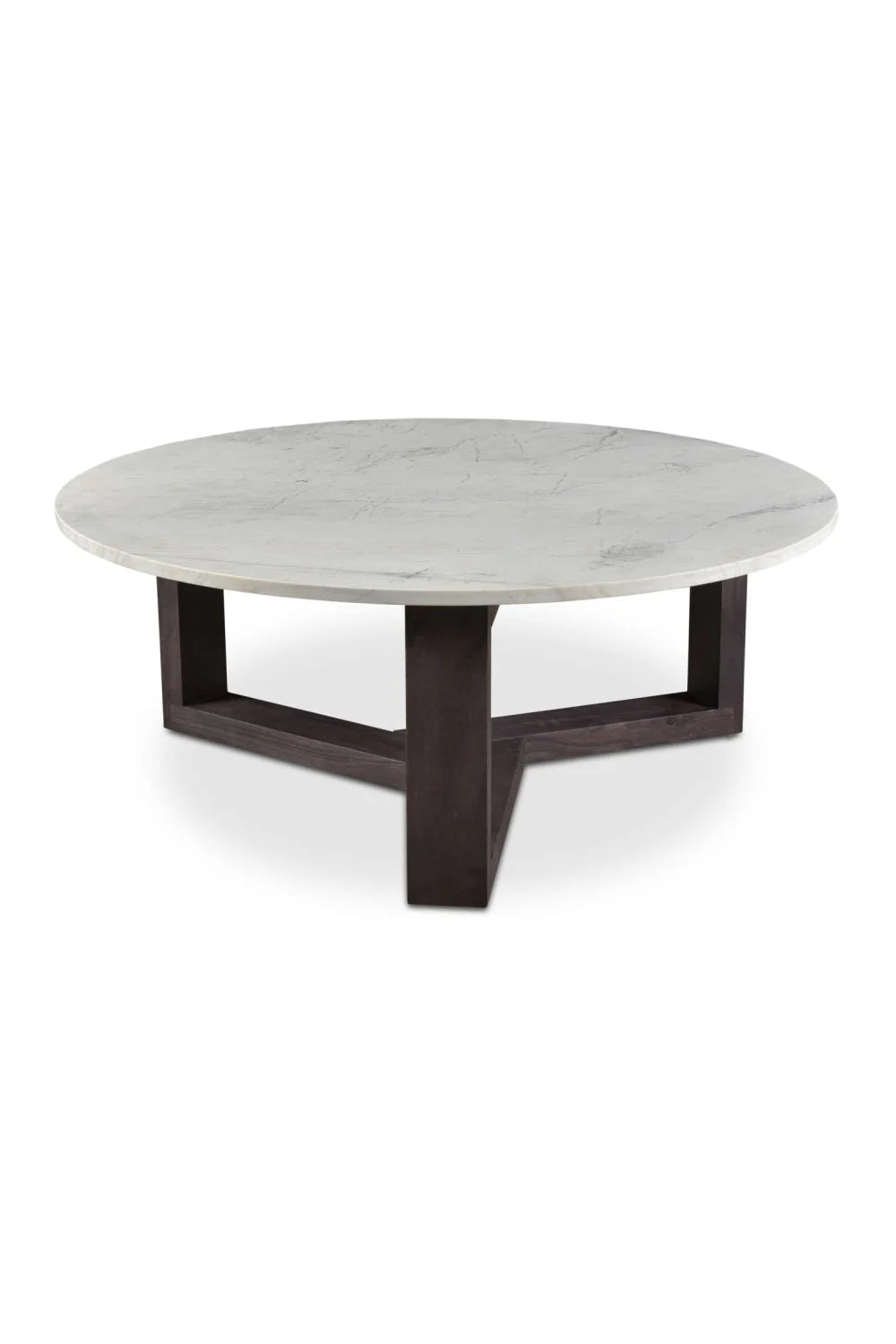Luxury Round Marble Coffee Table Modern Italian Style for Villa