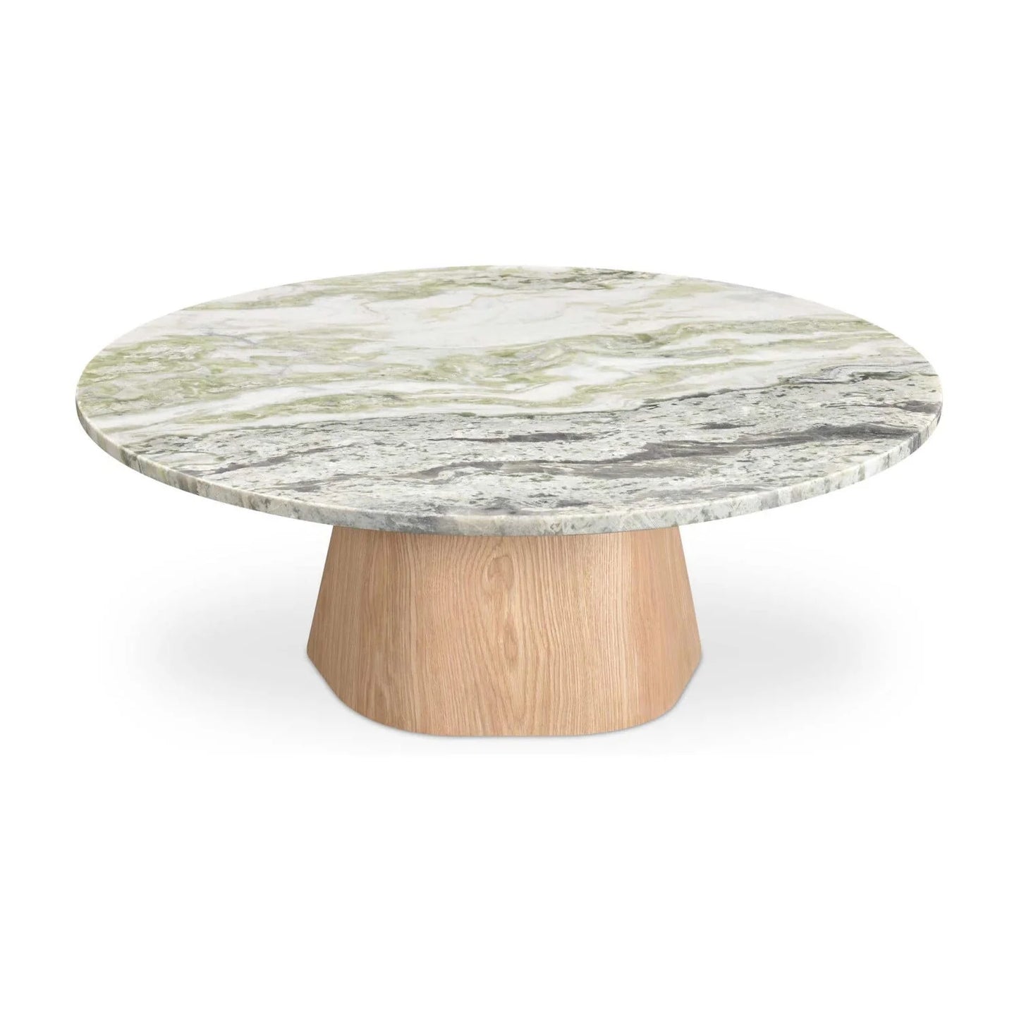 Luxury Round Marble Coffee Table Modern Italian Style for Villa