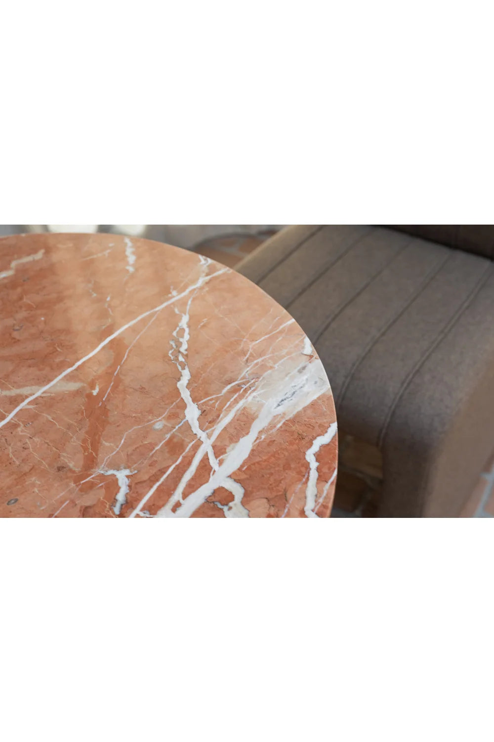 Luxury Round Marble Coffee Table Modern Italian Style for Villa