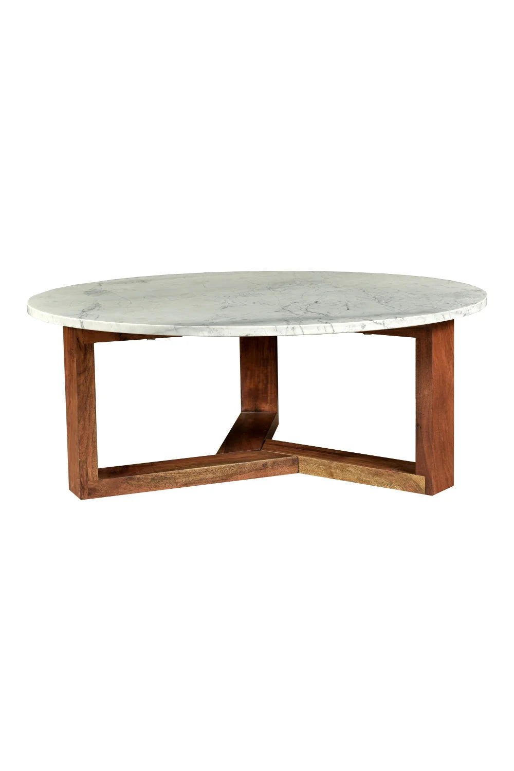 Luxury Round Marble Coffee Table Modern Italian Style for Villa