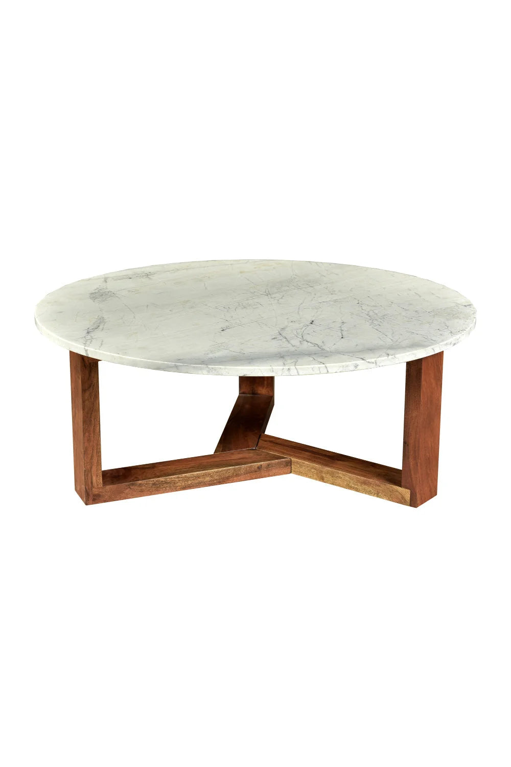 Luxury Round Marble Coffee Table Modern Italian Style for Villa