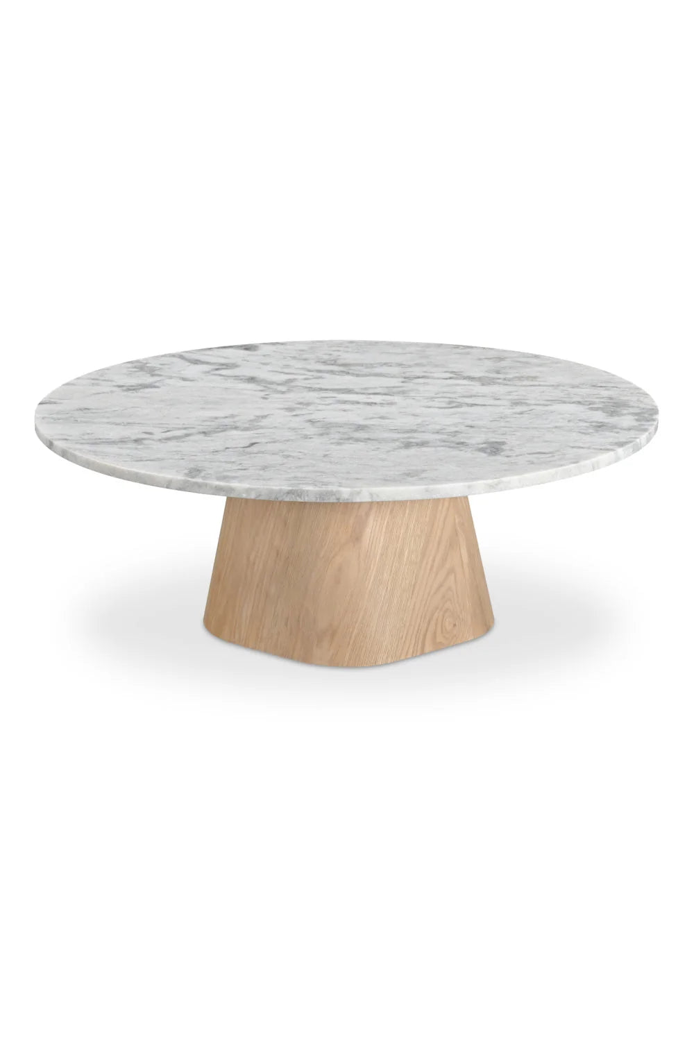 Luxury Round Marble Coffee Table Modern Italian Style for Villa