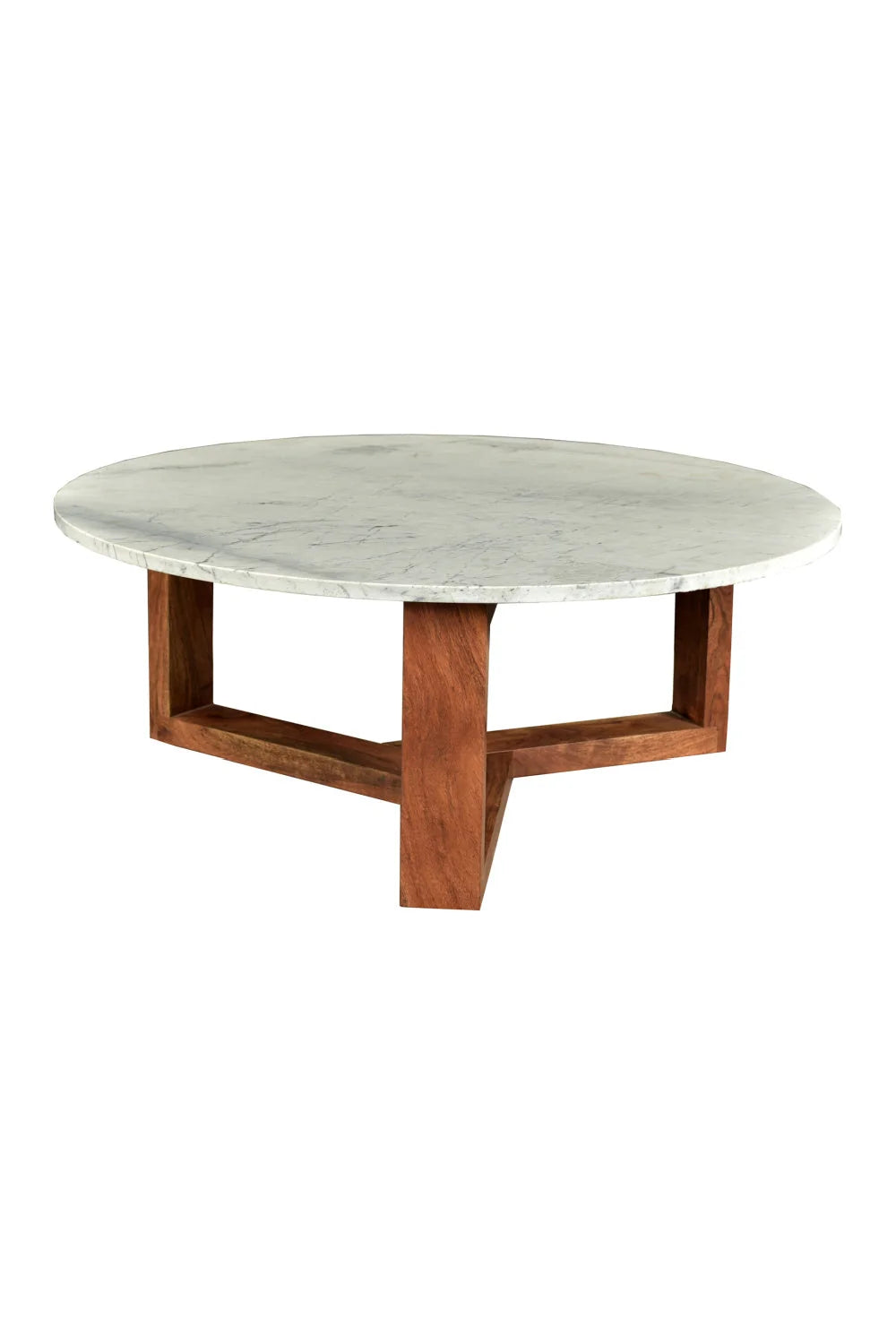Luxury Round Marble Coffee Table Modern Italian Style for Villa